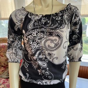 White House Black Market Silk Top/Blouse